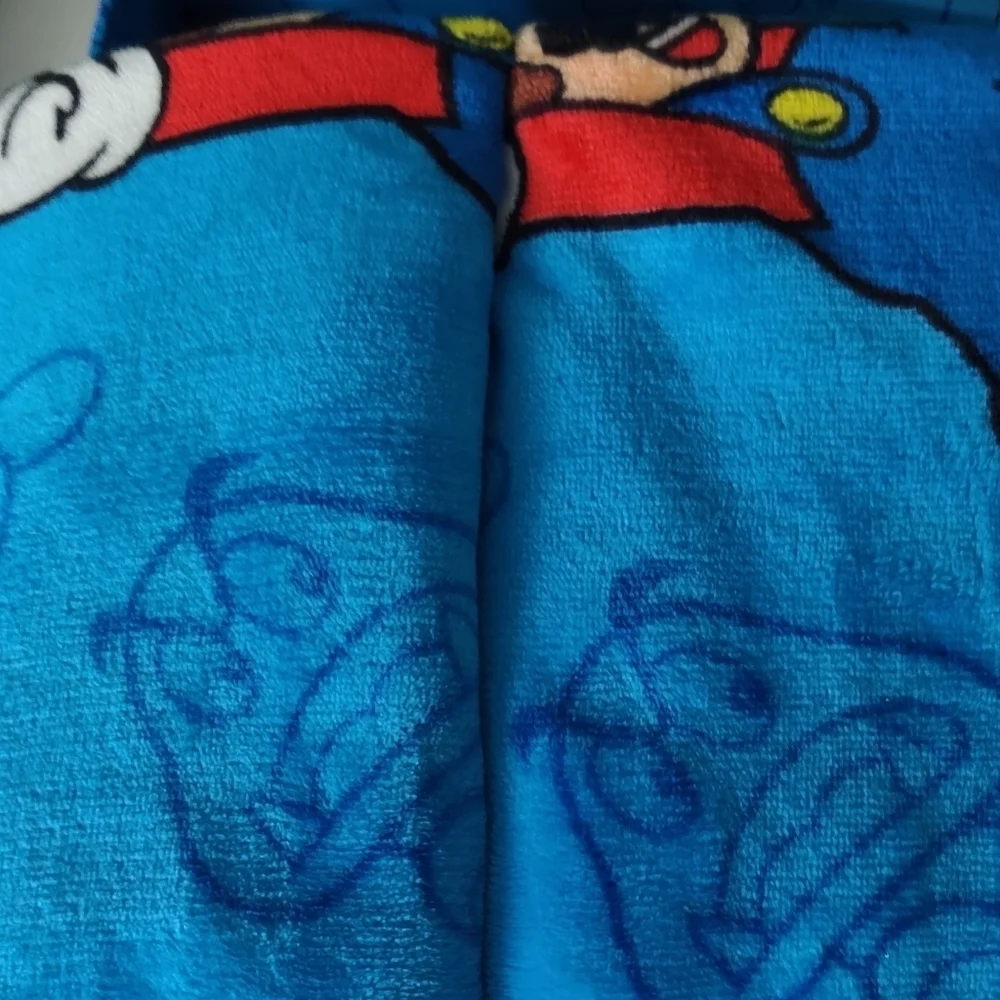 NWT - Super Mario Plush Throw - Sz 50” x 60”